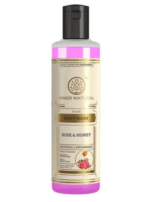 Гель для душа Роза и Мёд (Body Wash Rose & Honey), Khadi, 210 мл