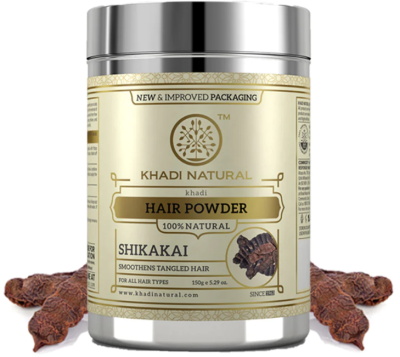 Шампунь сухой травяной Шикакай (Herbal Hair Powder Shikakai), Khadi, 150 г