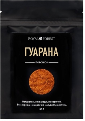 Гуарана, Royal Forest, Транскэроб, 50г