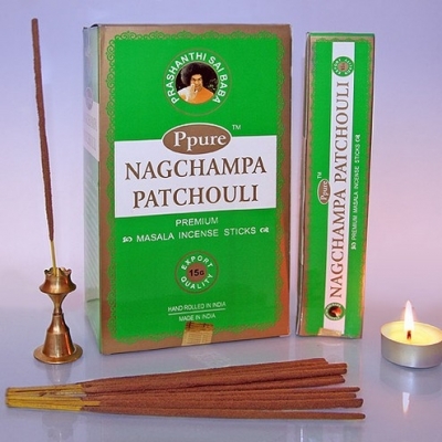 Благовония НагЧампа Пачули (NS NagChampa Patchouli) Ppure, 15 г