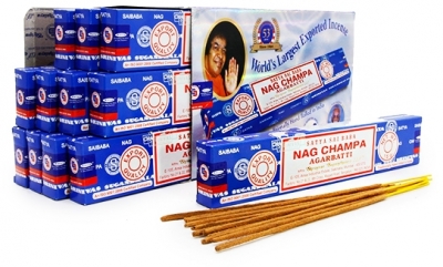 Благовония Наг Чампа Агарбатти (NS Nag Champa Agarbatti), SATYA, 15г/40г/100г/конусы