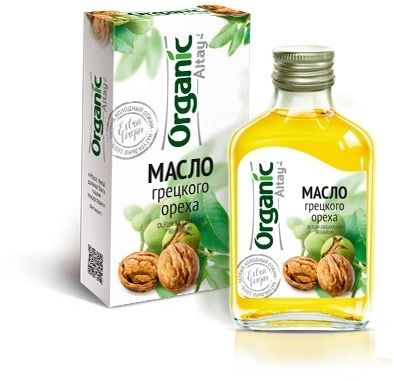 Масло грецкого ореха, Altay Organic, 100 мл 