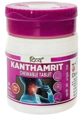 Кантамрит при боли в горле (Kanthamrit), Divya/Patanjali, 40 таб.
