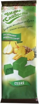 Конфеты желейные Ананас-Зеленая Груша, Di&Di, 90 г