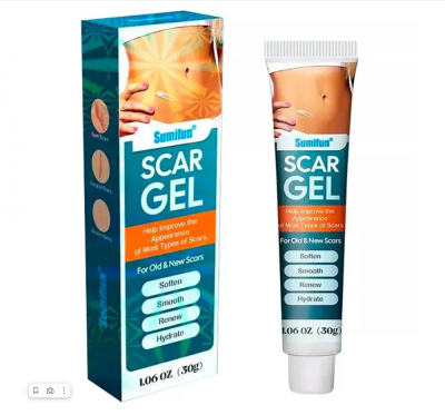 Скар (Scar Gel Sumifun) гель-крем для удаления шрамов и растяжек, 20 г