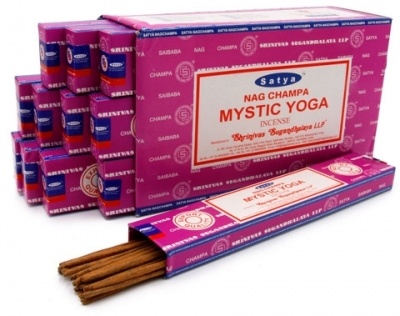 Благовония масала Наг Чампа Мистическая йога (NS Nag Champa Mystic Yoga) SATYA, 15 г