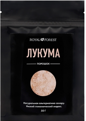 Лукума порошок Royal Forest, Транскэроб, 50 г