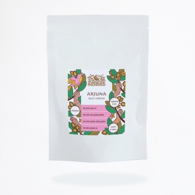 Арджуна, порошок для тела (Arjuna Body Powder), Indibird, 100г/1кг