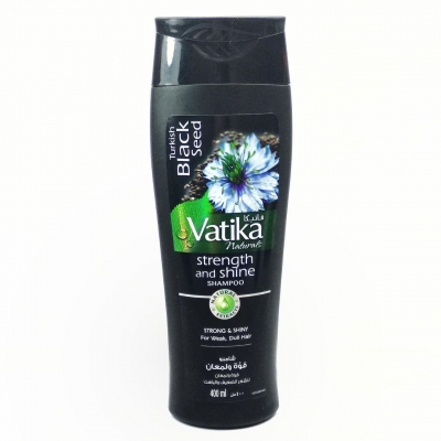 Шампунь Сила и Блеск с черным тмином (Black seed), Dabur Vatika, 200 мл