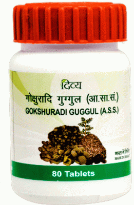 Гокшуради Гуггул (Gokshuradi Guggul), Divya/Patanjali, 80 таб