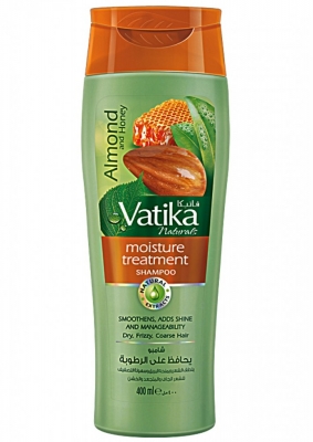 Шампунь увлажняющий (ALMOND & HONEY Moisture treatment), Dabur Vatika, 200 мл