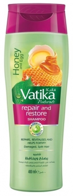 Шампунь Восстановление (Honey and Egg Repair and Restore), Dabur Vatika, 200 мл