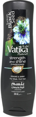 Кондиционер Сила и Блеск для слабых и тусклых волос (Black Seed), Dabur Vatika, 200 мл