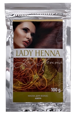 -40% Маска для волос Амла укрепляющая LADY HENNA, 100г (срок 30/10/2024)