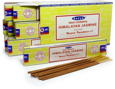 Благовония Наг Чампа Гималайский жасмин (NS Nag Champa Himalayan Jasmine) SATYA, 15 г