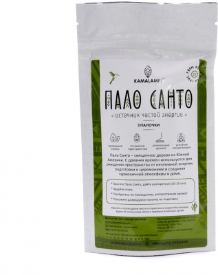 Благовония Пало Санто (PALO SANTO), 3 шт,  20-30 г, без подставки