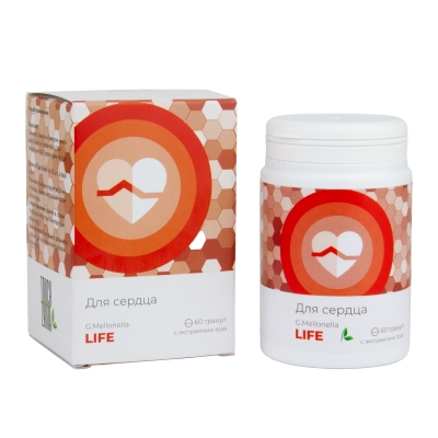 Галлерия меллонелла – ЛАЙФ, комплекс для здоровья сердца, Жива, 60 гранул  