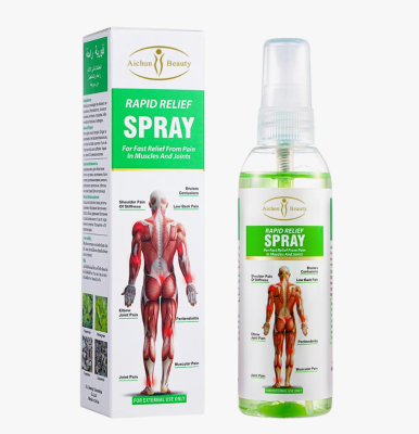Рапид Релиф (Rapid Relief Spray Aichun Beauty) зеленый обезболивающий спрей для суставов и мышц, 100 мл