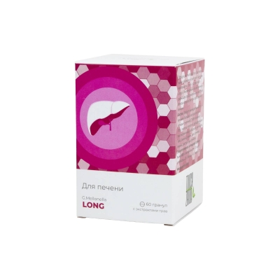 Галлерия меллонелла – ЛОНГ, комплекс для оздоровления печени, Жива, 60 гранул