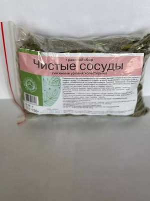 Чистые сосуды, сбор лечебных трав, Славные Tравы Алтая, 150г ± 10г