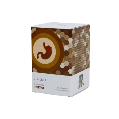 Галлерия меллонелла – ИНТРО, комплекс для ЖКТ, Жива, 60 гранул