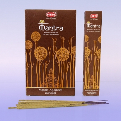 Благовония Мантра Масала (Mantra Masala Agarbatti), HEM, 15 г 