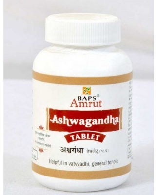 Ашваганда (Ashwagandha tablet ), Baps Amrut, 100г/ 160таб