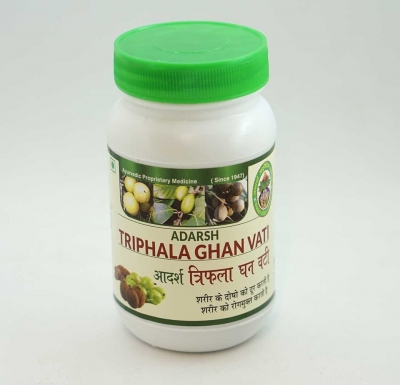 Трифала Гхан Вати (Triphala Ghan Vati) Adarsh, таб. 50г/100г