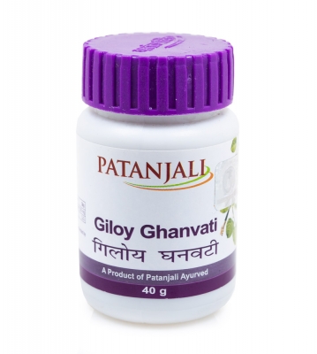 Гилой гханвати (Giloy Ghanvati) Patanjali, 60 таб.