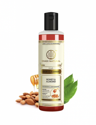 Шампунь восстанавливающий для сухих волос Мед и Миндаль (Honey and Almond) Khadi Natural, 210 мл
