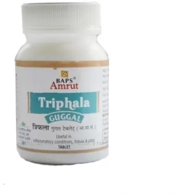 Трифала Гуггул (Triphala Guggal), Baps Amrut, 180 таб.