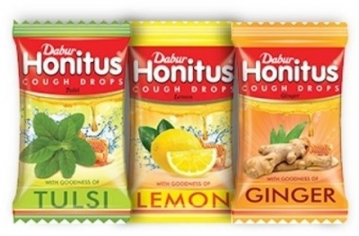 Хонитус, леденцы от кашля, (Honitus cough drops), Dabur, 1шт / 315шт