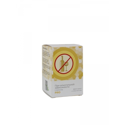 Галлерия меллонелла – ПРО, комплекс при алкогольной зависимости, Жива, 60 гранул