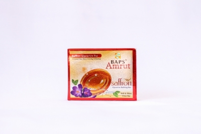 Мыло банное Шафран глицериновое (Saffron Glycerine Bathing Bar) Baps Amrut, 75 г