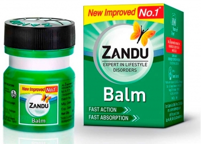 Бальзам мазь от простуды и боли Занду (Zandu Balm) Zandu, 8мл