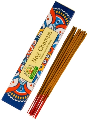 Благовония Наг Чампа (Nag Champa, Natural Masala Incense), Namaste India, 15 г