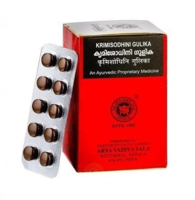 Кримишодхини Гулика (Krimisodhini Gulika), Kottakkal, 100 таб.