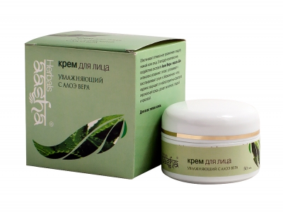 Крем для лица увлажняющий с Алое Вера, Aasha Herbals, 50 г