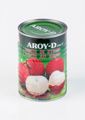 Личи в сиропе (Lychee in syrup), Aroy-D, 565г