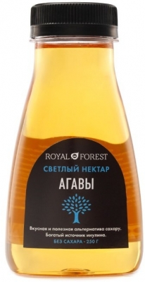 Сироп Агавы светлый Royal Forest, Транскэроб, 250 г