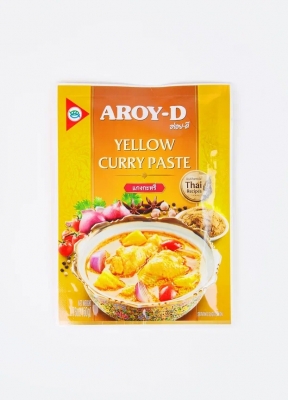 Паста Карри желтая, Aroy-D, 50г/400г