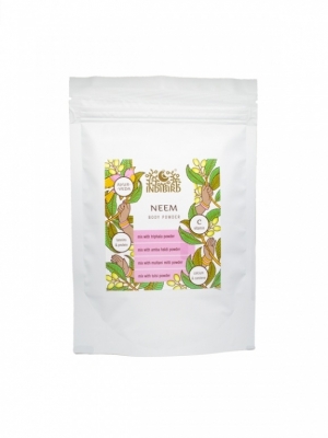 Ним, порошок для тела (Neem Body Powder), Indibird, 100г/1кг