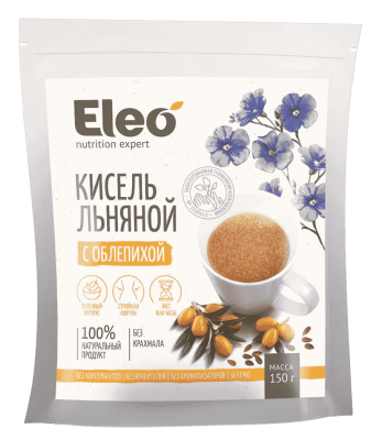 Кисель льняной с облепихой "Eleo", Специалист, 150 г