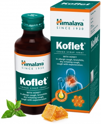 Кофлет сироп (Koflet Syrup), Himalaya, 100 мл