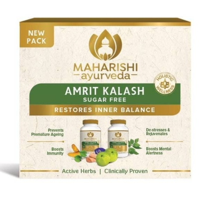 Амрит Калаш, таблетки МАК-4 + таблетки МАК-5, (Amrit Kalash), Maharishi Ayurveda, 60 таб + 60 таб
