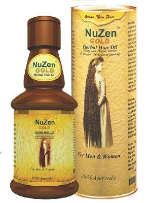 Масло для волос НуЗен Голд (NuZen Gold), NuZen Herbals, 100 мл