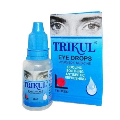 Трикул, глазные капли, (Trikul Eye Drops), Trimed Ayurvedicals, 15 мл