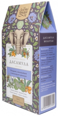 Дашамула, порошок 10 корней (Dashamoola Powder), Золото Индии, 100г/1кг