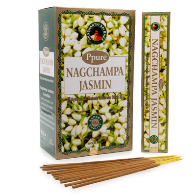 Благовония Нагчампа Жасмин (NS Nagchampa Jasmine) PPURE, 15г