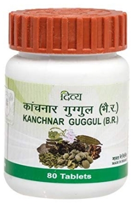 Канчнар Гуггул (Kanchnar Guggul), Divya/Patanjali, 40/80 таб.